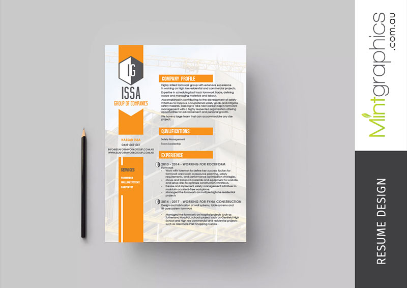 Issa Group of Companies Resume