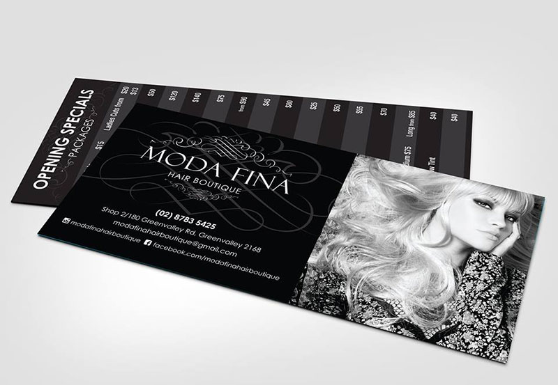 moda fina flyers